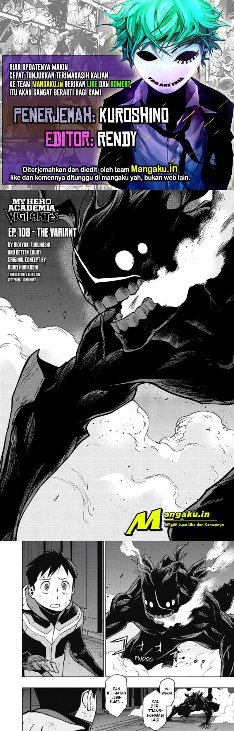 Baca Komik Vigilante: Boku no Hero Academia Illegal Chapter 108 Gambar 1