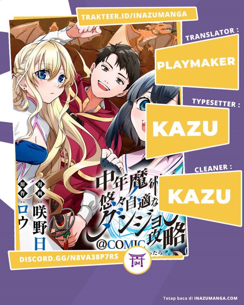 Baca Komik Chuunen Majutsushi no Yuuyuu Jiteki na Dungeon Kouryaku Chapter 1 Gambar 1
