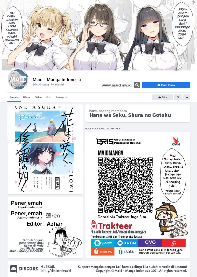 Baca Hana wa Saku, Shura no Gotoku Chapter 03 Gambar 2