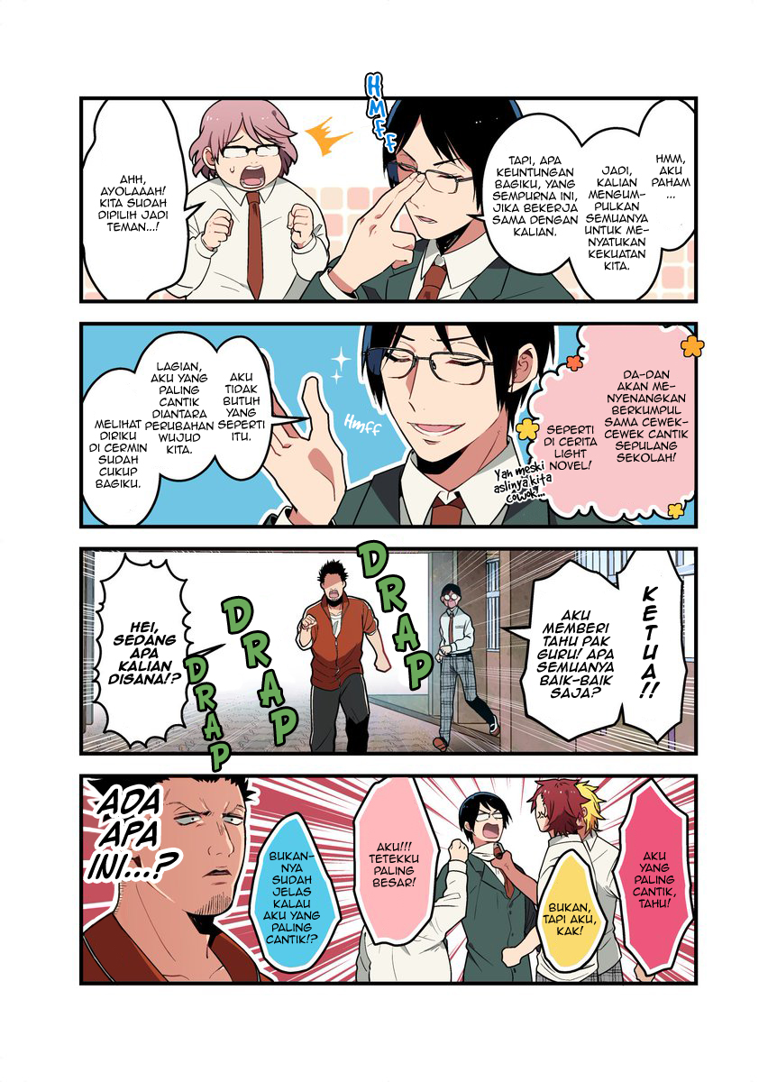 Baca Komik Danshi Koukousei ga Mahou Shoujo ni Naru Hanashi Chapter 18 Gambar 1