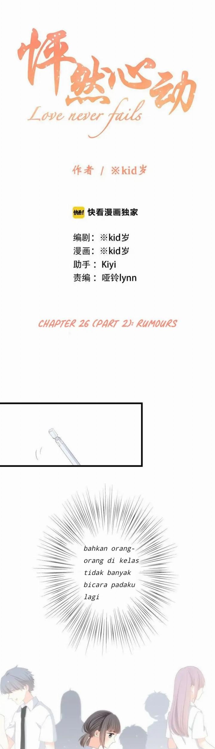 Baca Komik Love Never Fails Chapter 26.2 Gambar 1