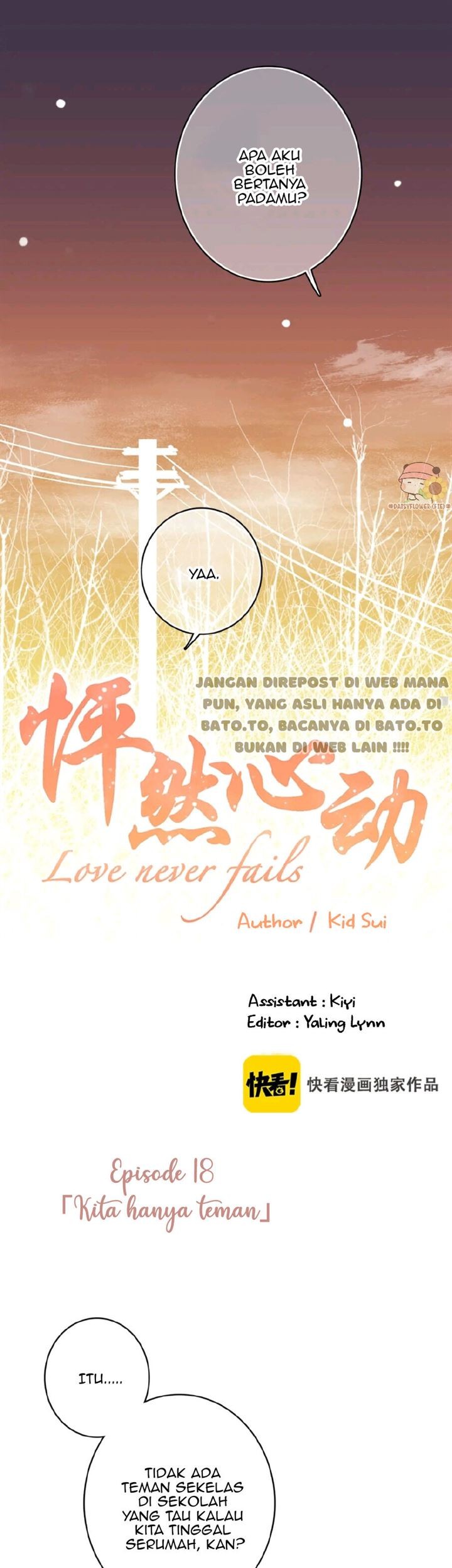Baca Love Never Fails Chapter 18 Gambar 2