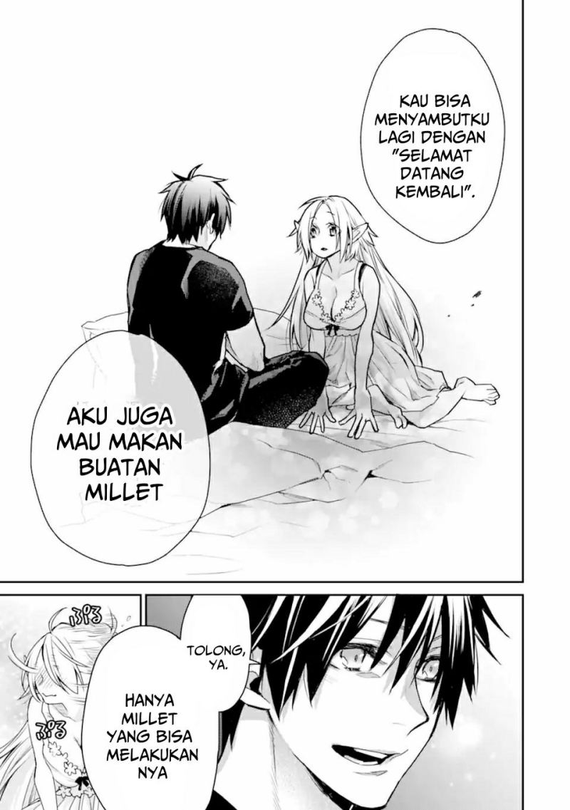 Saikyou no Madoshi. Hisa ni Ya wo Ukete Shimatta no de Inaka no Eihei ni Naru Chapter 27.3 Gambar 16