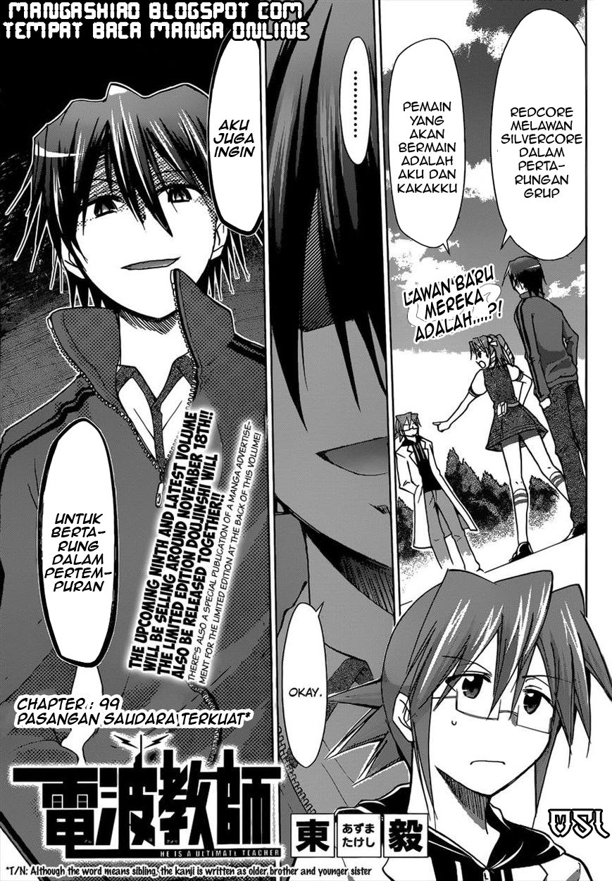 Baca  Denpa Kyoushi Chapter 99 Gambar 2