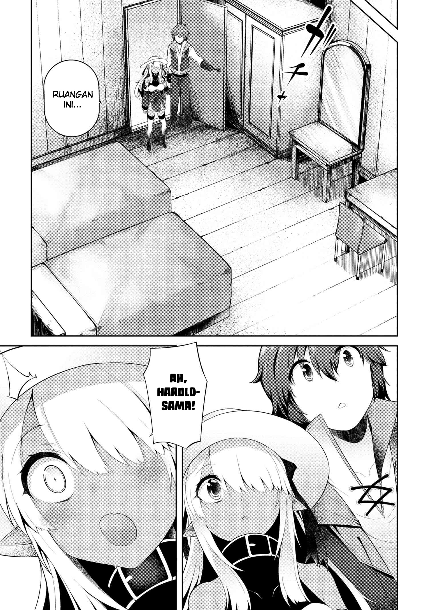 Ie ga Moete Jinsei Dou Demo Yoku Natta kara, Nokotta Nakenashi no Kin de Dark Elf no Dorei o Katta Chapter 7.2 Gambar 6