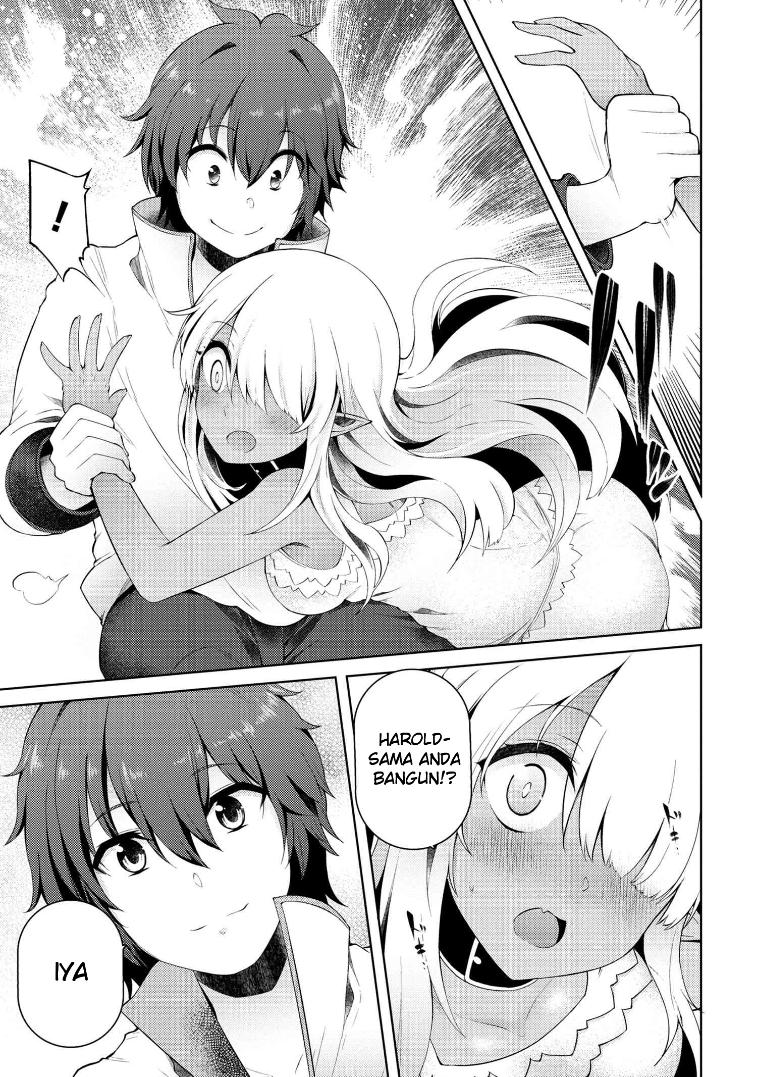 Ie ga Moete Jinsei Dou Demo Yoku Natta kara, Nokotta Nakenashi no Kin de Dark Elf no Dorei o Katta Chapter 7.1 Gambar 13