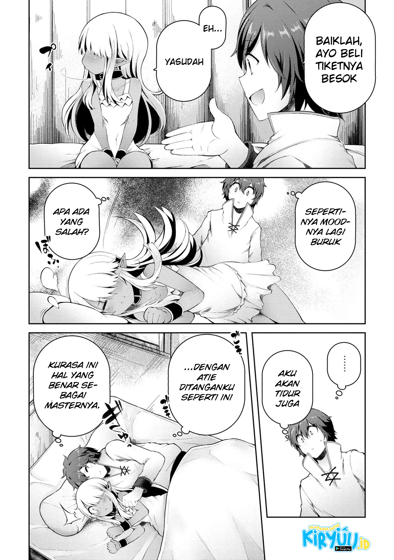 Ie ga Moete Jinsei Dou Demo Yoku Natta kara, Nokotta Nakenashi no Kin de Dark Elf no Dorei o Katta Chapter 7.1 Gambar 18