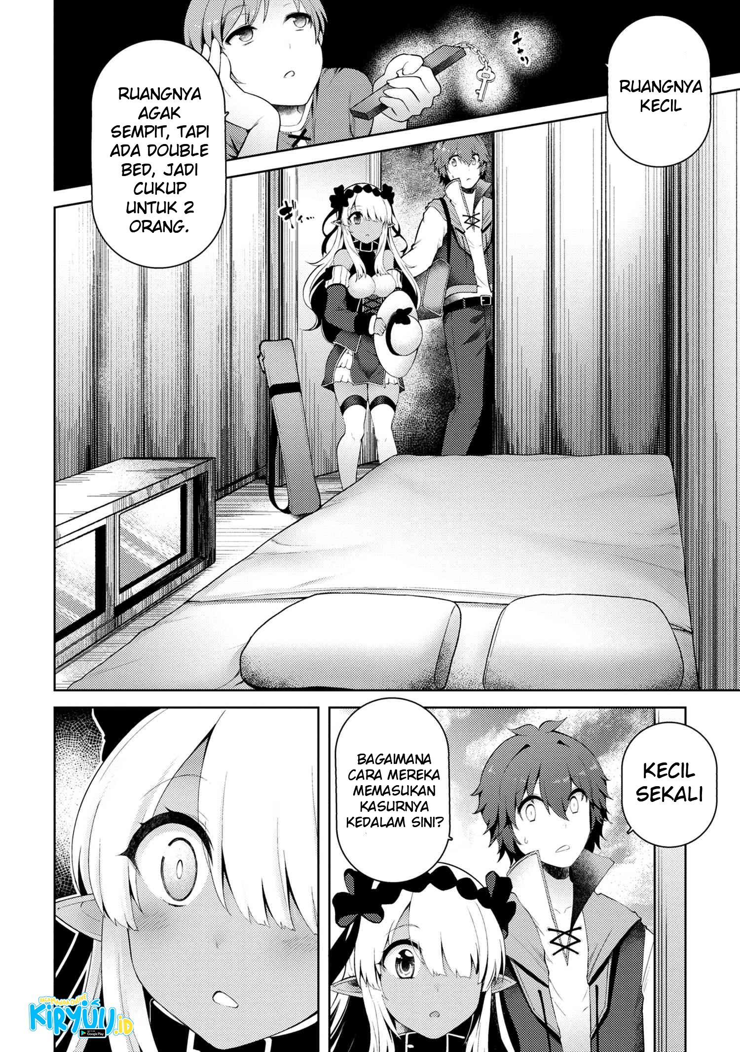 Ie ga Moete Jinsei Dou Demo Yoku Natta kara, Nokotta Nakenashi no Kin de Dark Elf no Dorei o Katta Chapter 7.1 Gambar 6