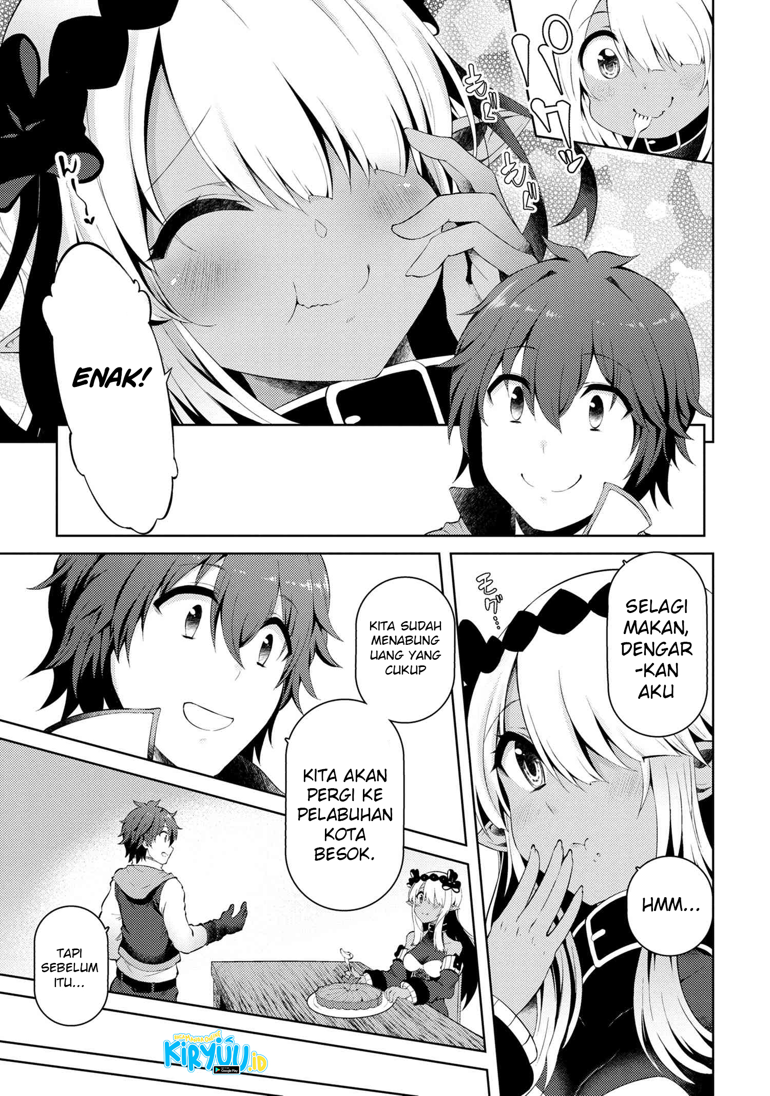 Ie ga Moete Jinsei Dou Demo Yoku Natta kara, Nokotta Nakenashi no Kin de Dark Elf no Dorei o Katta Chapter 6.1 Gambar 11