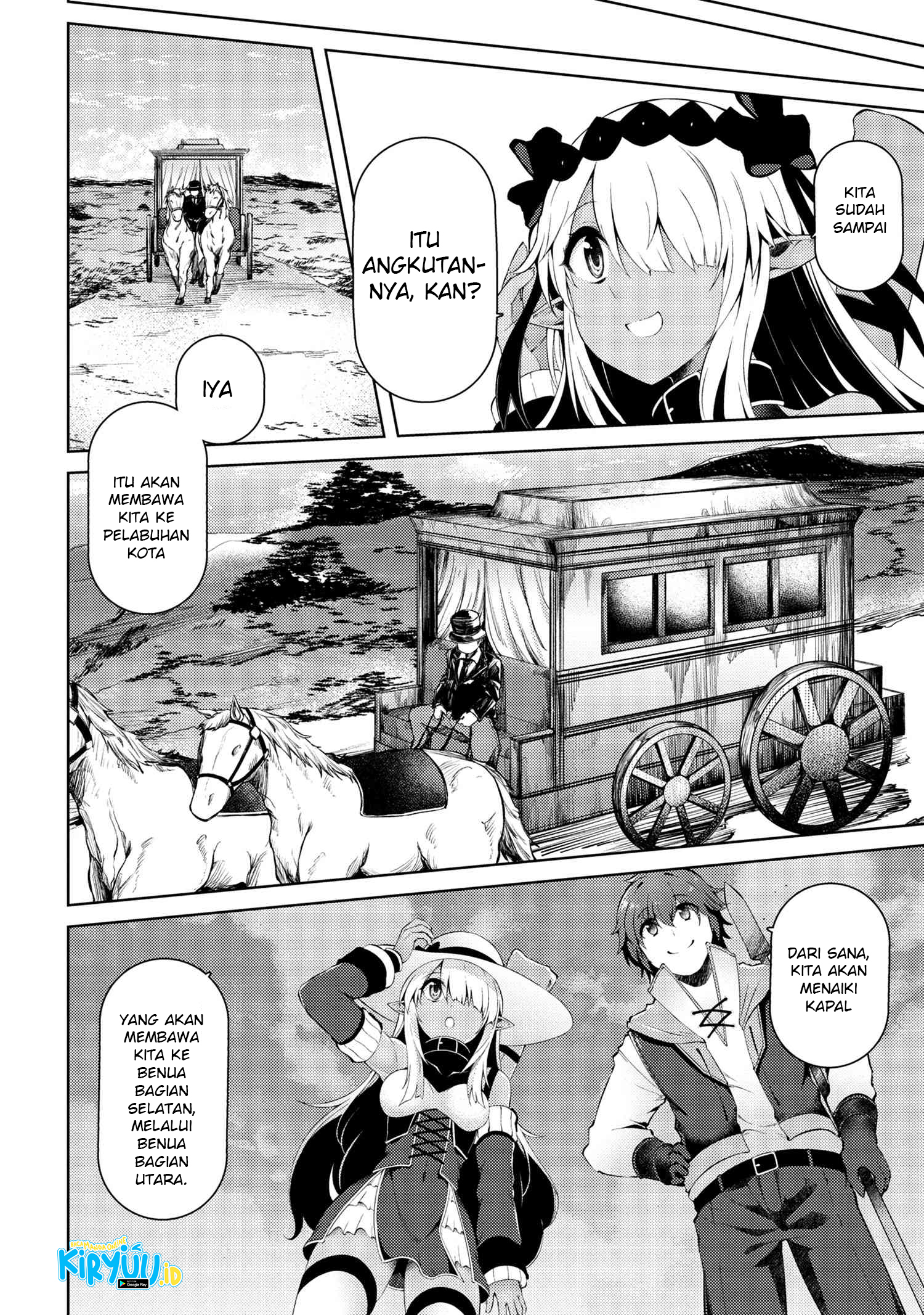 Ie ga Moete Jinsei Dou Demo Yoku Natta kara, Nokotta Nakenashi no Kin de Dark Elf no Dorei o Katta Chapter 6.1 Gambar 12