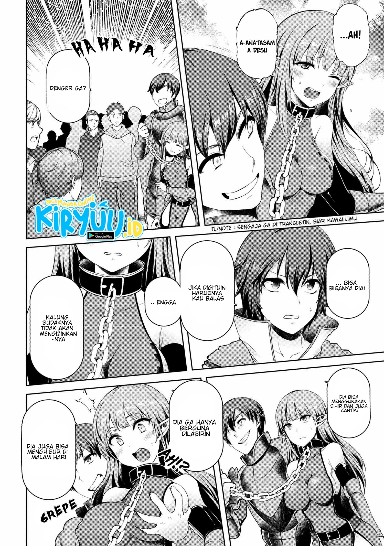 Ie ga Moete Jinsei Dou Demo Yoku Natta kara, Nokotta Nakenashi no Kin de Dark Elf no Dorei o Katta Chapter 4.2 Gambar 8