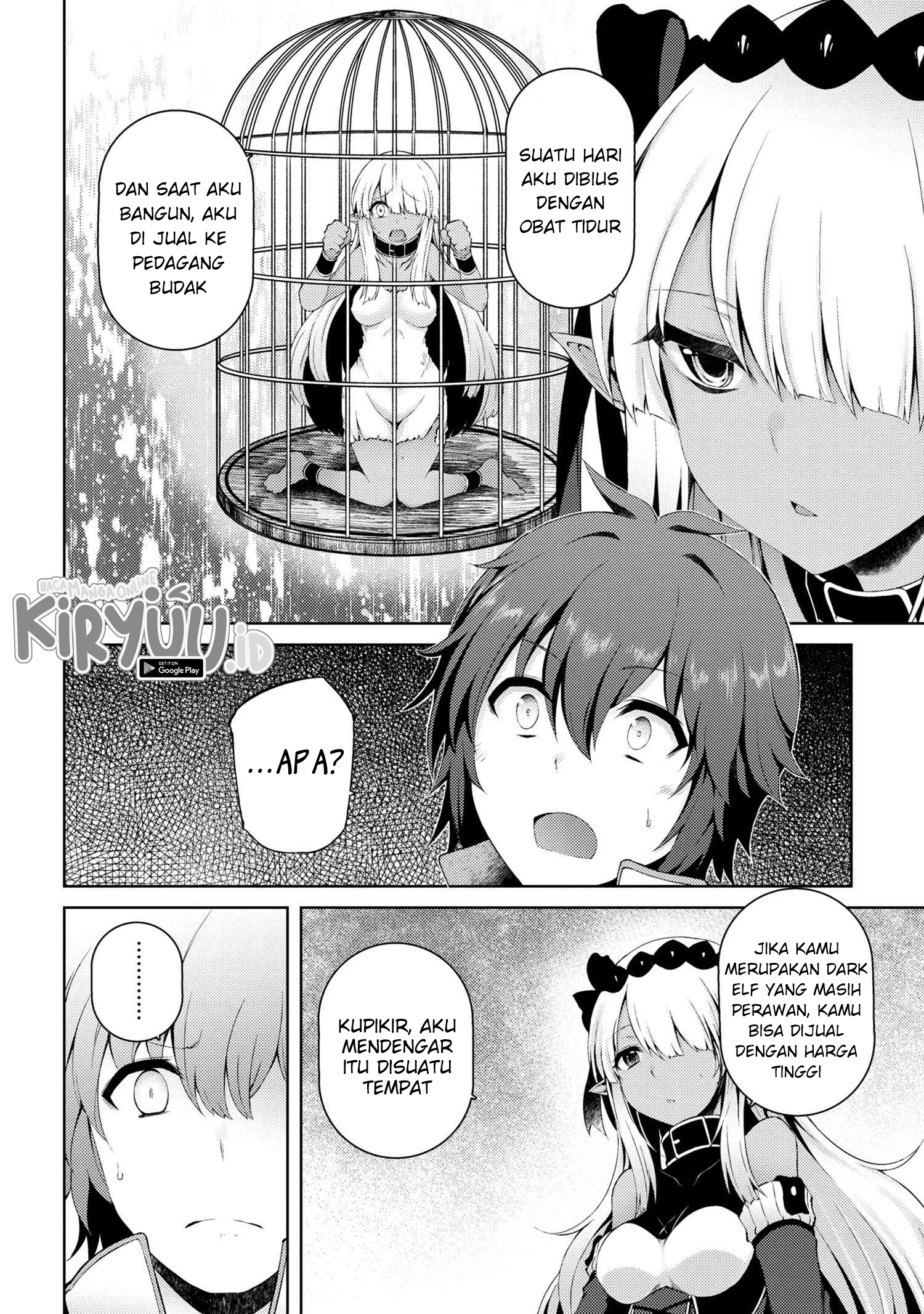 Ie ga Moete Jinsei Dou Demo Yoku Natta kara, Nokotta Nakenashi no Kin de Dark Elf no Dorei o Katta Chapter 4.1 Gambar 6