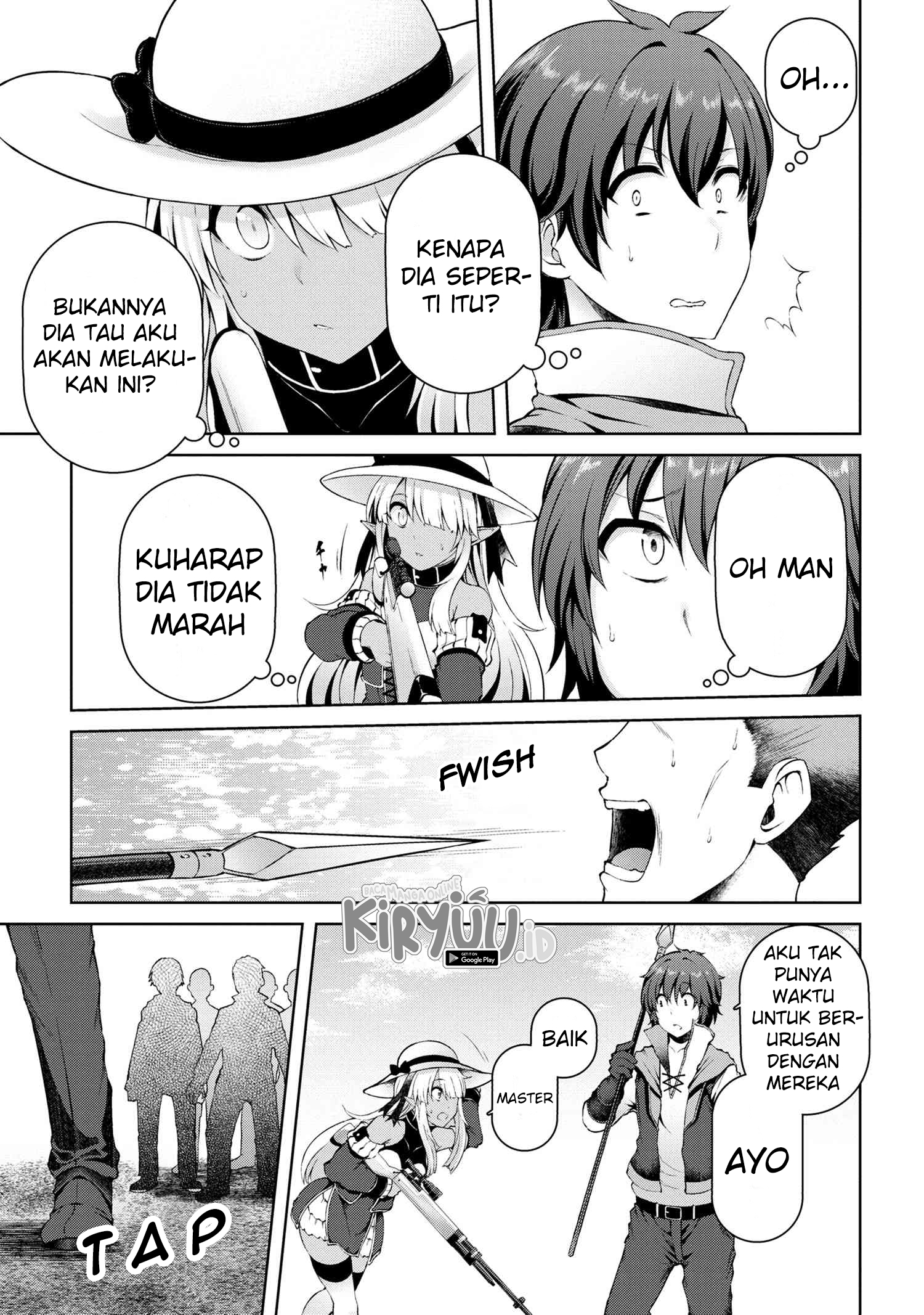 Ie ga Moete Jinsei Dou Demo Yoku Natta kara, Nokotta Nakenashi no Kin de Dark Elf no Dorei o Katta Chapter 3.2 Gambar 12