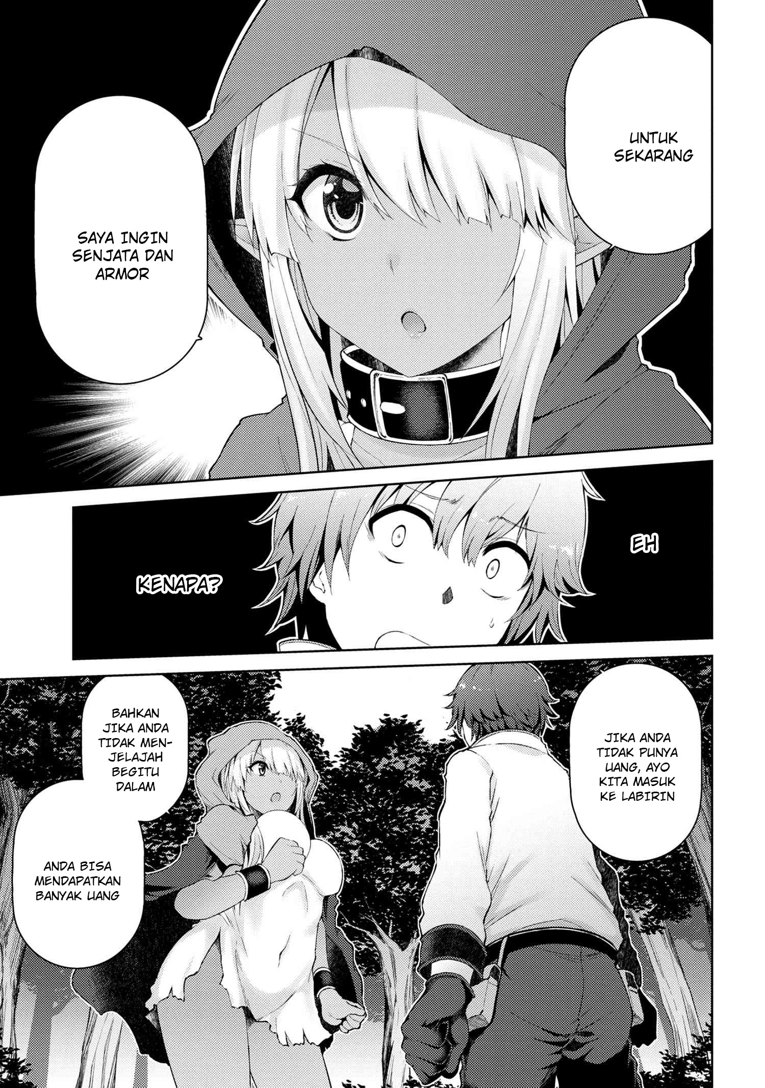 Ie ga Moete Jinsei Dou Demo Yoku Natta kara, Nokotta Nakenashi no Kin de Dark Elf no Dorei o Katta Chapter 02.1 Gambar 8