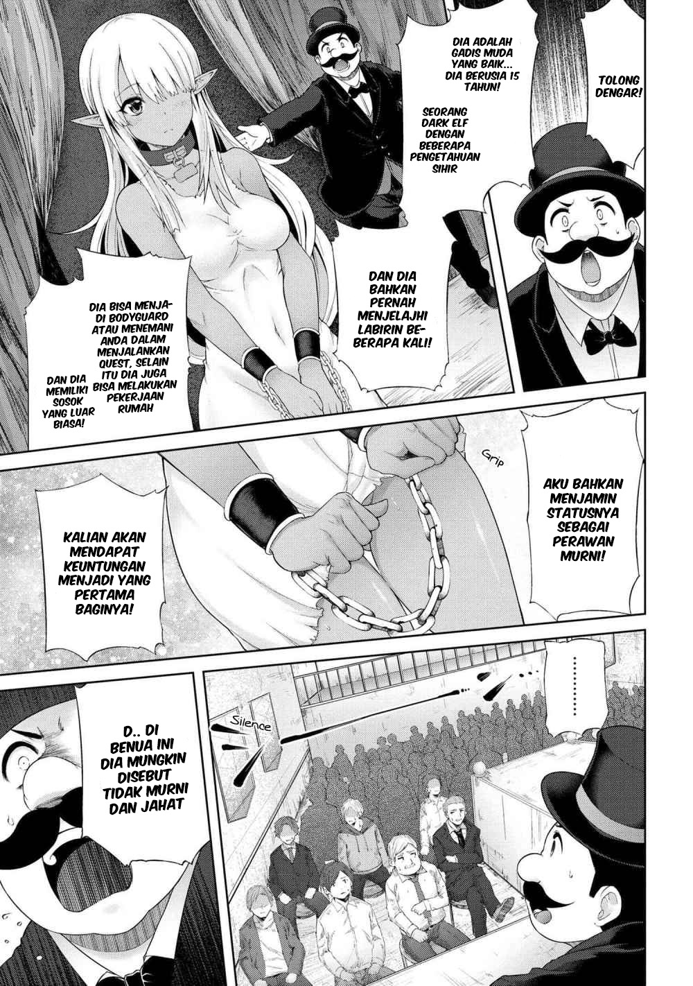 Ie ga Moete Jinsei Dou Demo Yoku Natta kara, Nokotta Nakenashi no Kin de Dark Elf no Dorei o Katta Chapter 01 Gambar 23