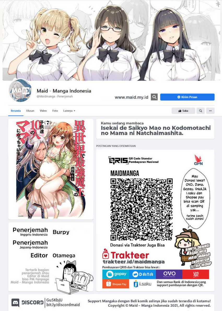 Baca Isekai de Saikyo Mao no Kodomotachi no Mama ni Natchaimashita. Chapter 30 Gambar 2