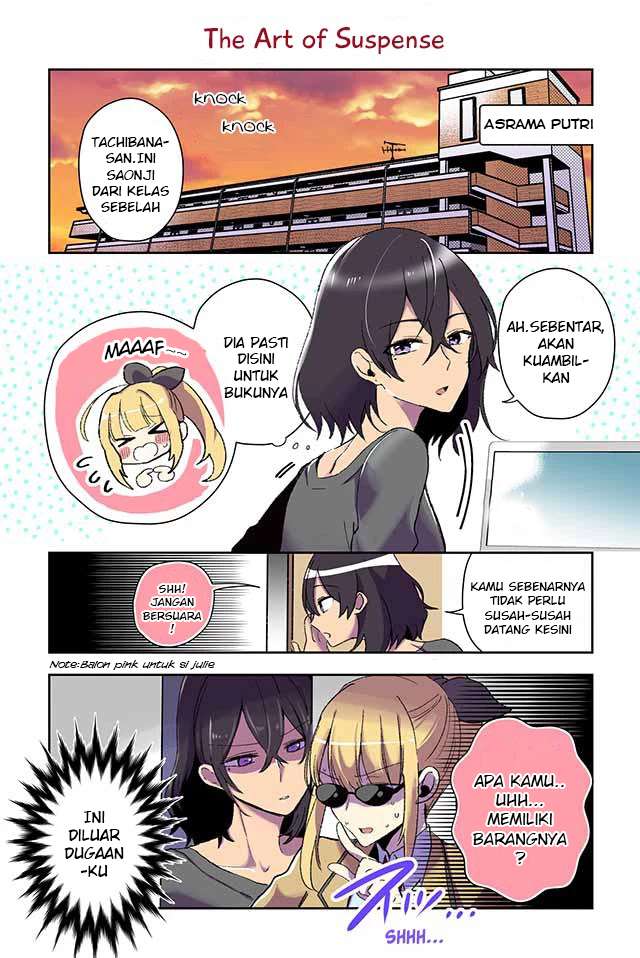 Baca Komik Dokyuusei no Oshi Sakka ni Yuri Mousou ga Bareta Kekka Chapter 2 Gambar 1