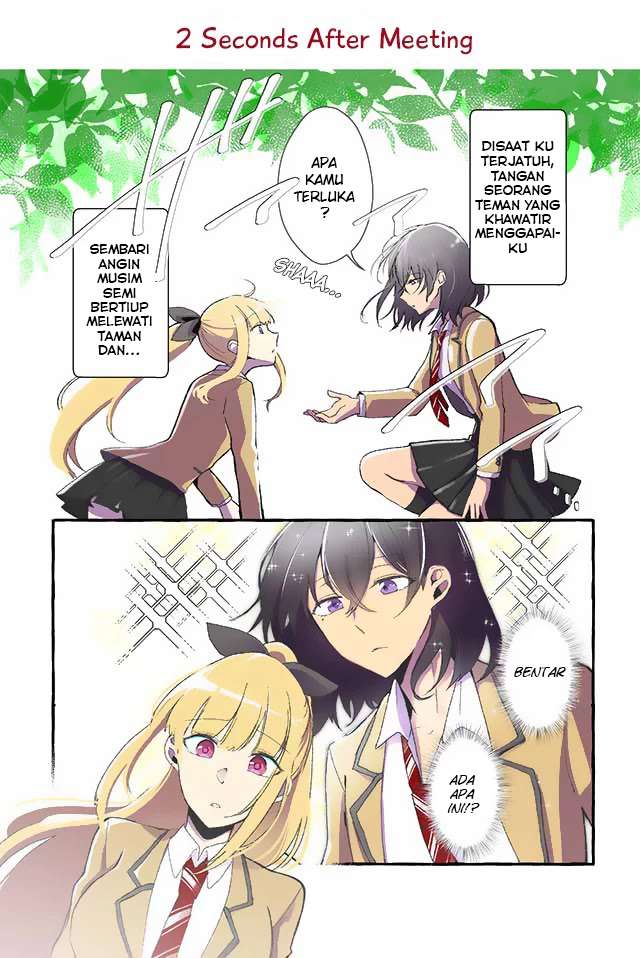 Baca Komik Dokyuusei no Oshi Sakka ni Yuri Mousou ga Bareta Kekka Chapter 1 Gambar 1