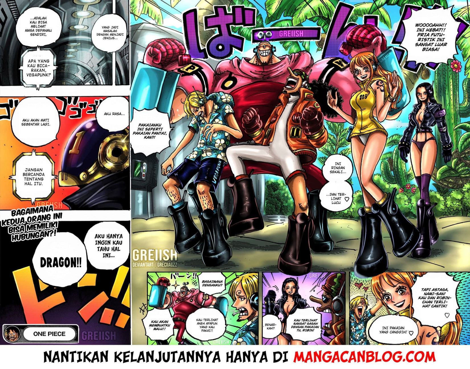 One Piece Chapter 1064 HQ Gambar 14