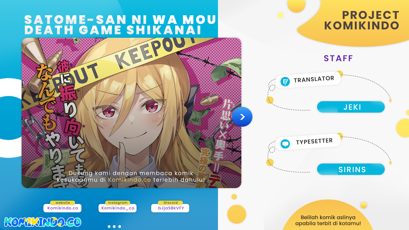 Baca Komik The Death Game Is All That Saotome-san Has Left Chapter 25 Gambar 1