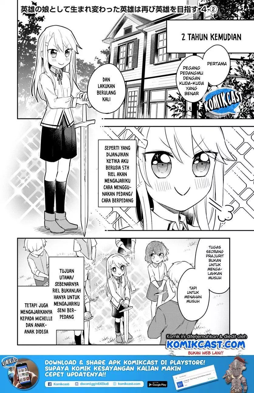 Baca  Eiyuu no Musume to Shite Umarekawatta Eiyuu wa Futatabi Eiyuu o Mezasu Chapter 04.2 Gambar 2