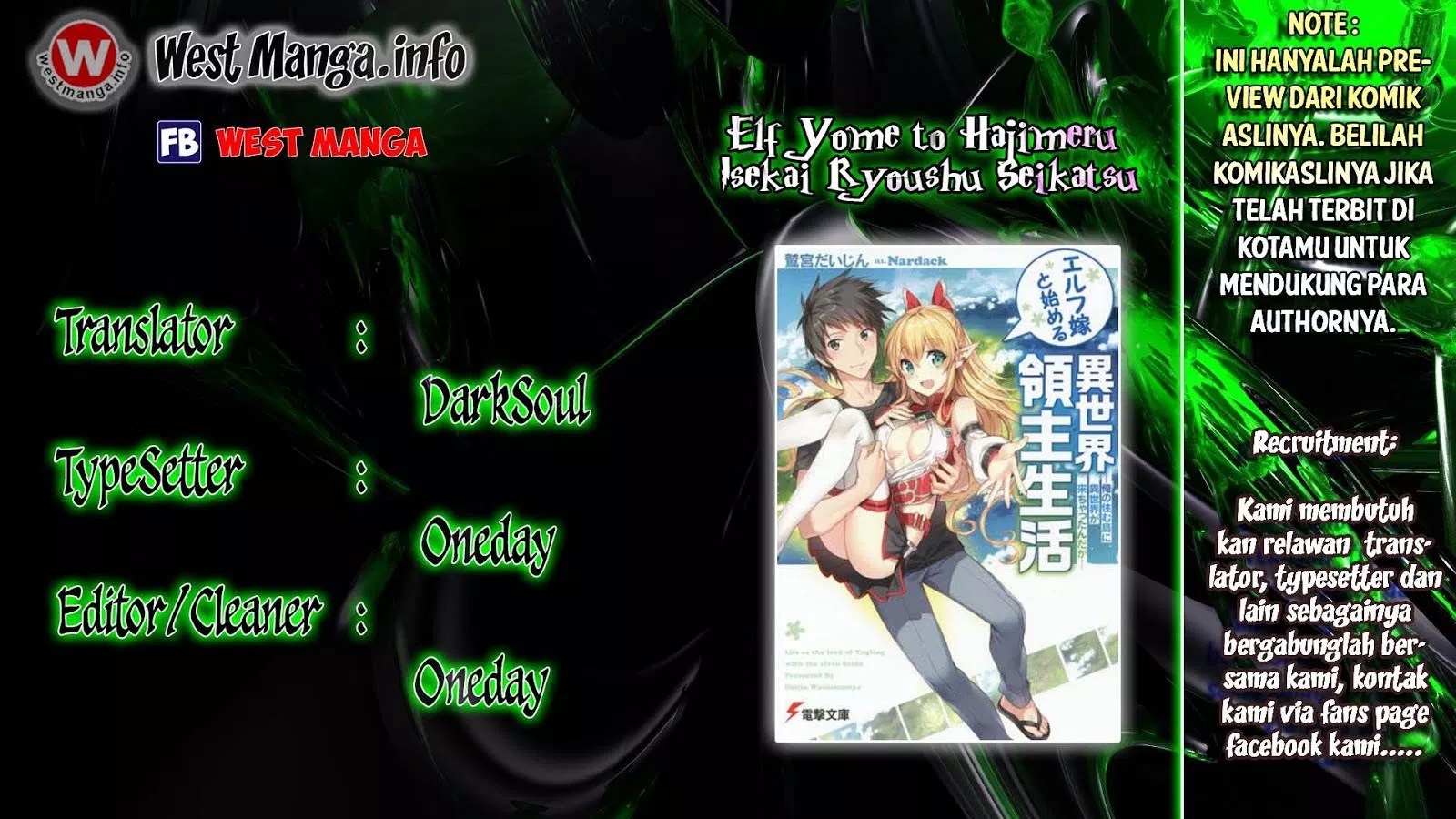 Baca Komik Elf Yome to Hajimeru Isekai Ryoushu Seikatsu Chapter 5 Gambar 1