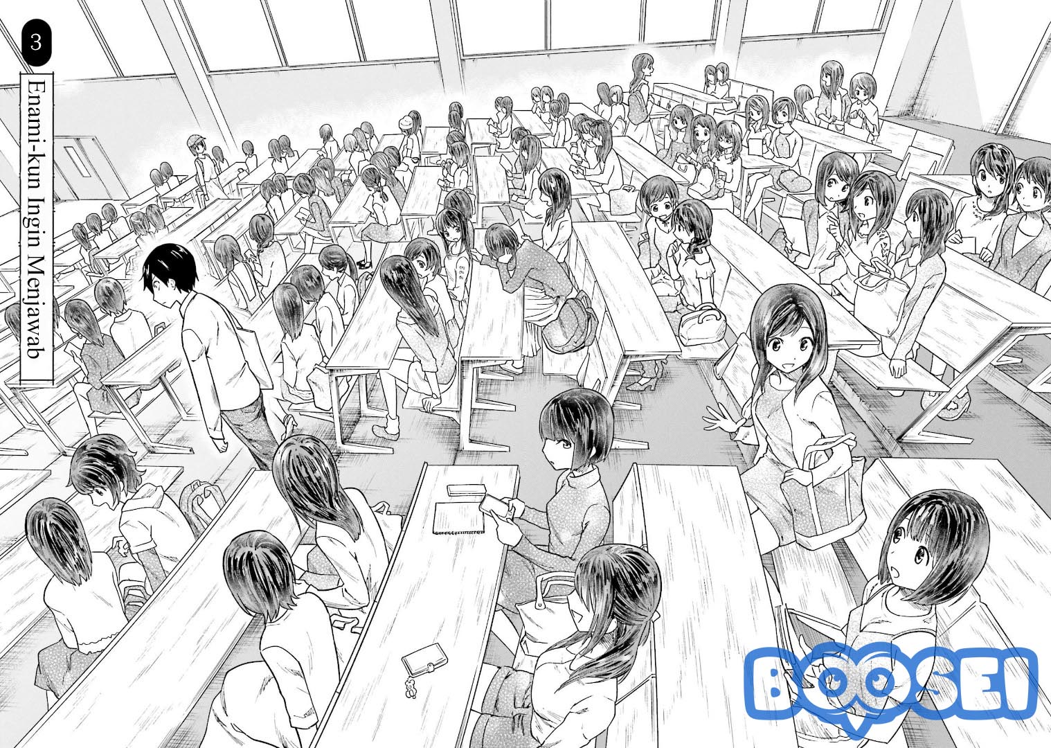 Enami-kun wa Ikiru no ga tsurai Chapter 3 Gambar 4