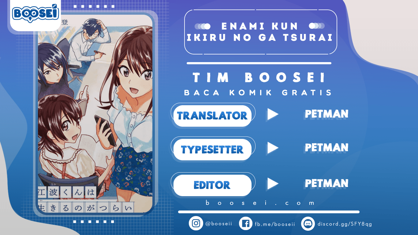 Baca Komik Enami-kun wa Ikiru no ga tsurai Chapter 1 Gambar 1