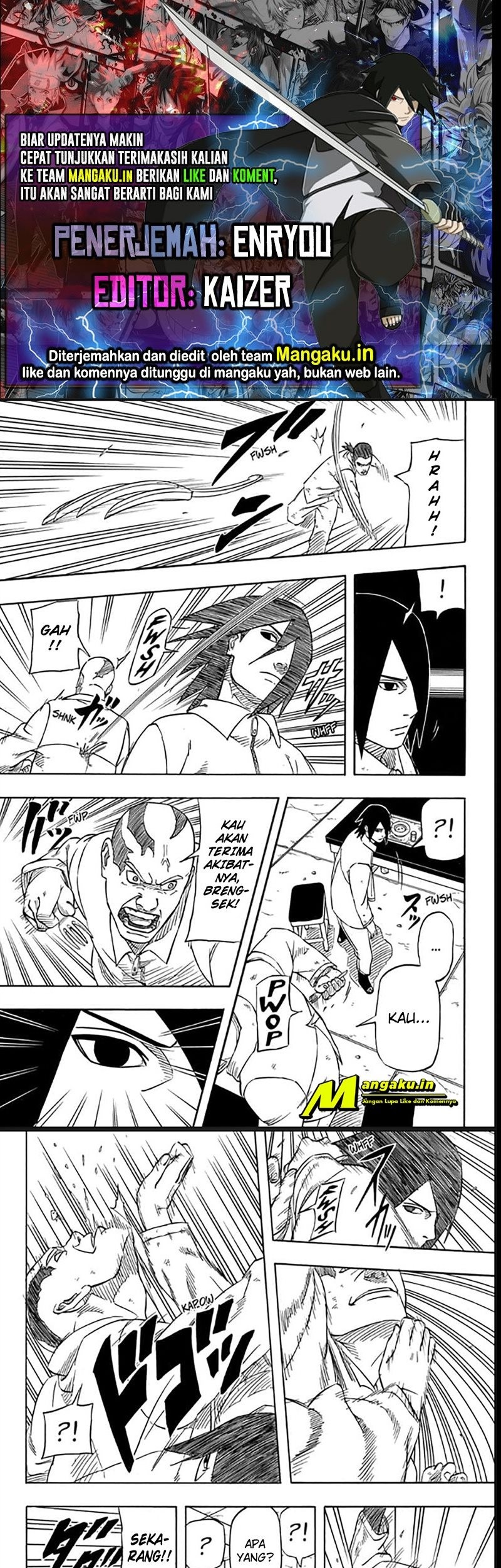 Baca Komik Naruto Sasuke’s Story The Uchiha And The Heavenly Stardust Chapter 01.3 Gambar 1