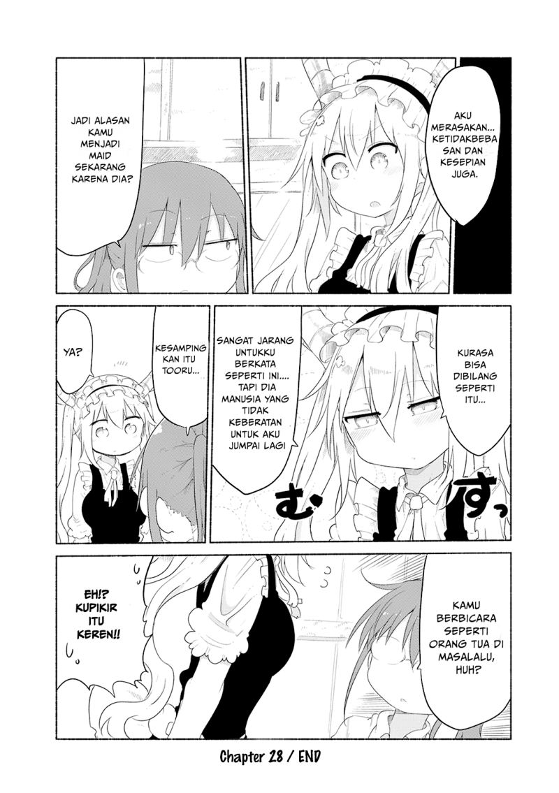 Kobayashi-san Chi no Maid Dragon Chapter 28 Gambar 13