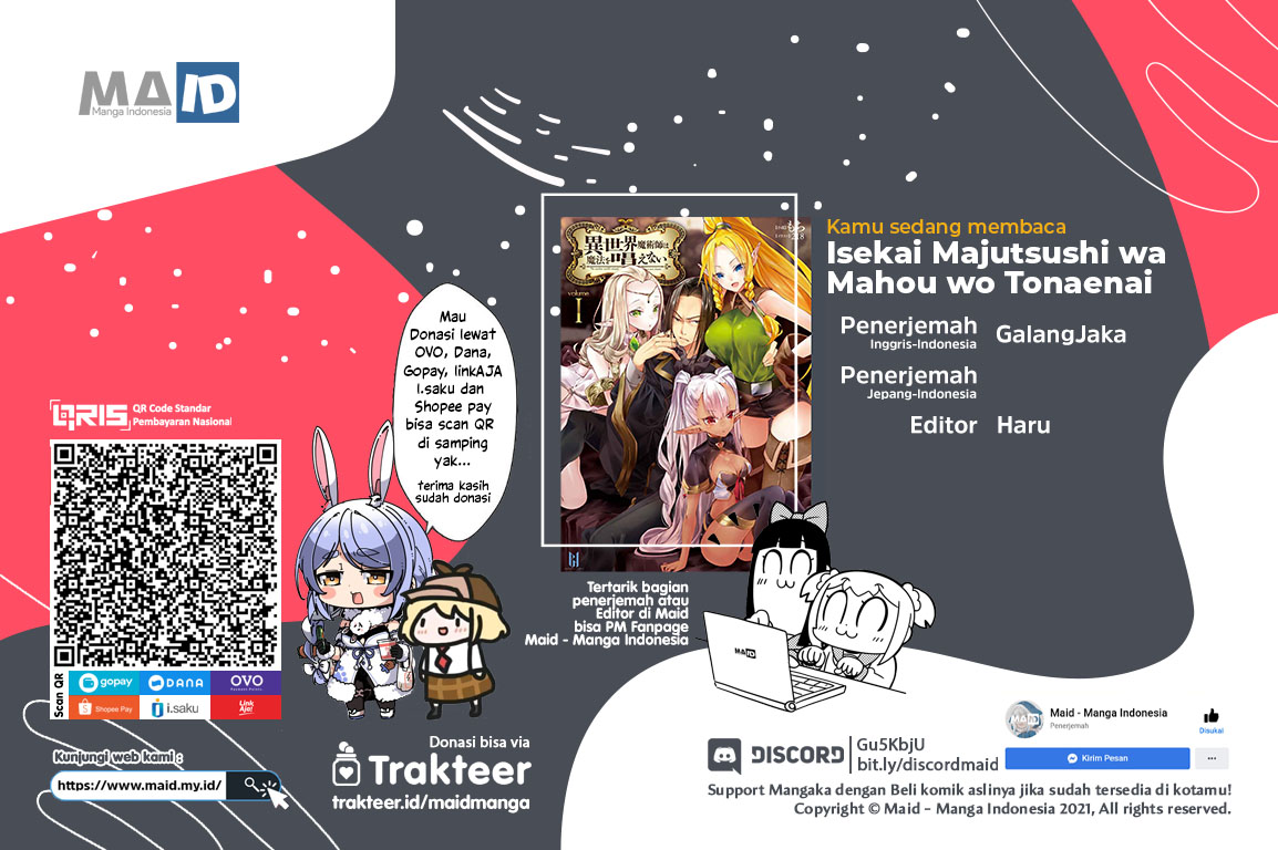 Baca Komik Isekai Majutsushi wa Mahou wo Tonaenai Chapter 07 Gambar 1