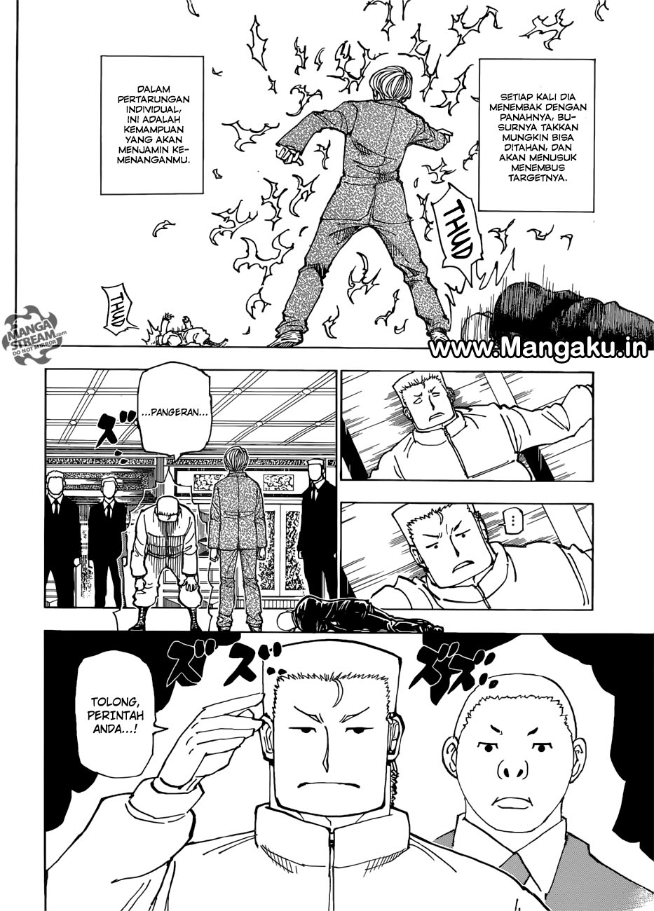 Hunter x Hunter Chapter 382 Gambar 16