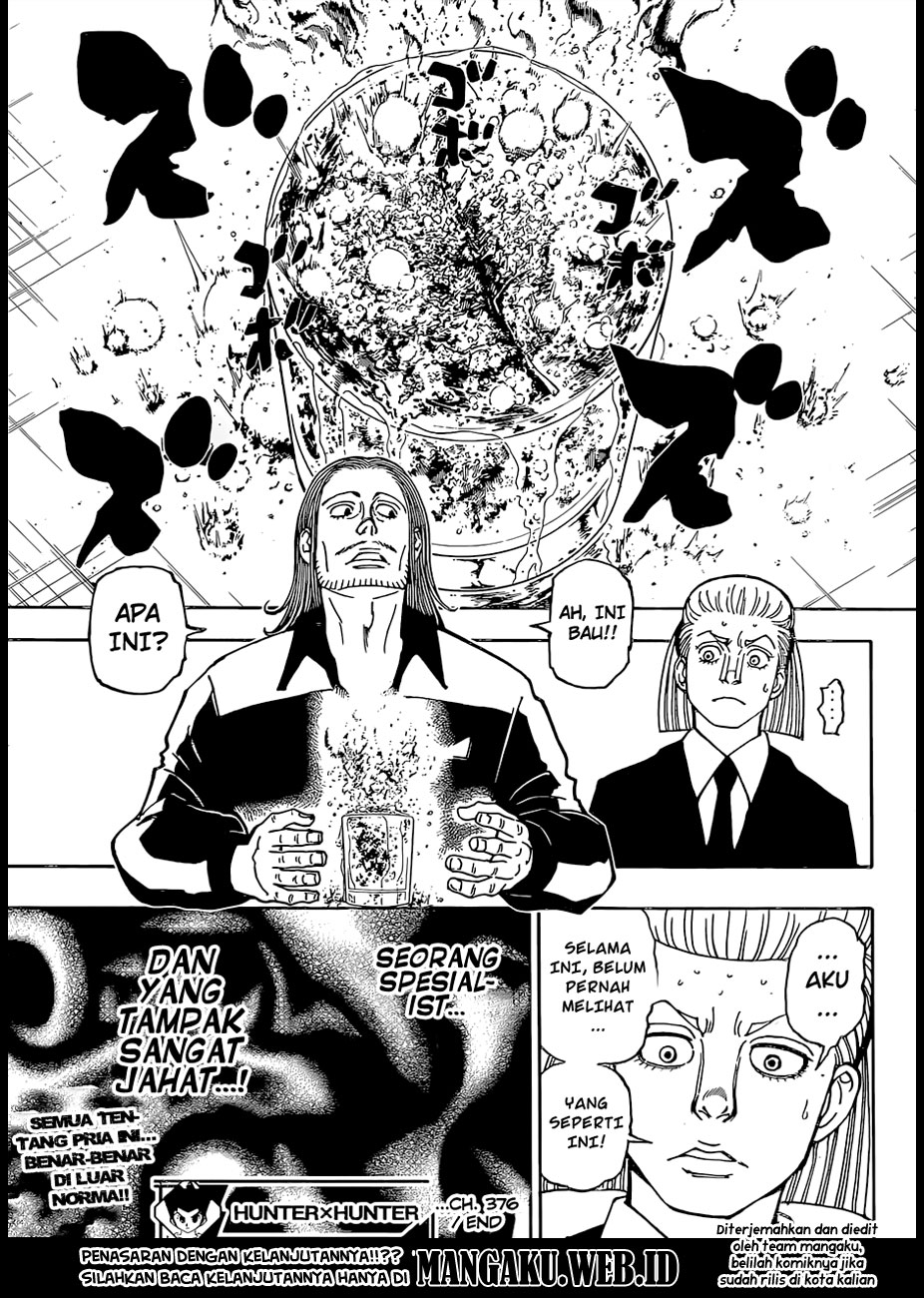 Hunter x Hunter Chapter 376 Gambar 20