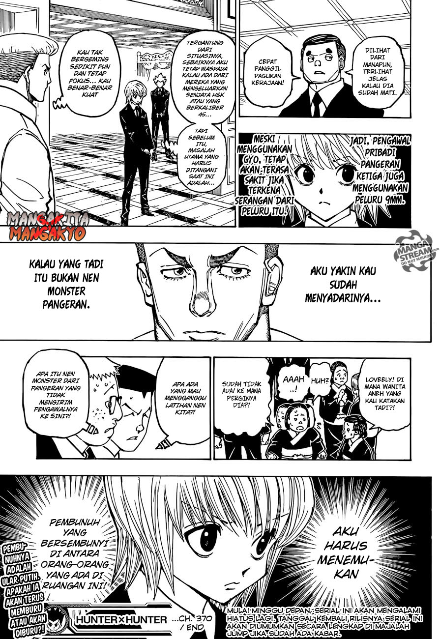 Hunter x Hunter Chapter 370 Gambar 21