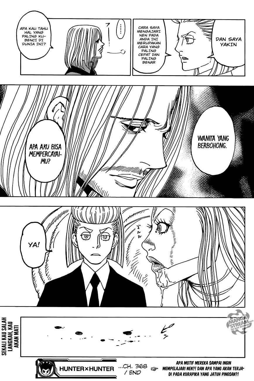 Hunter x Hunter Chapter 368 Gambar 20