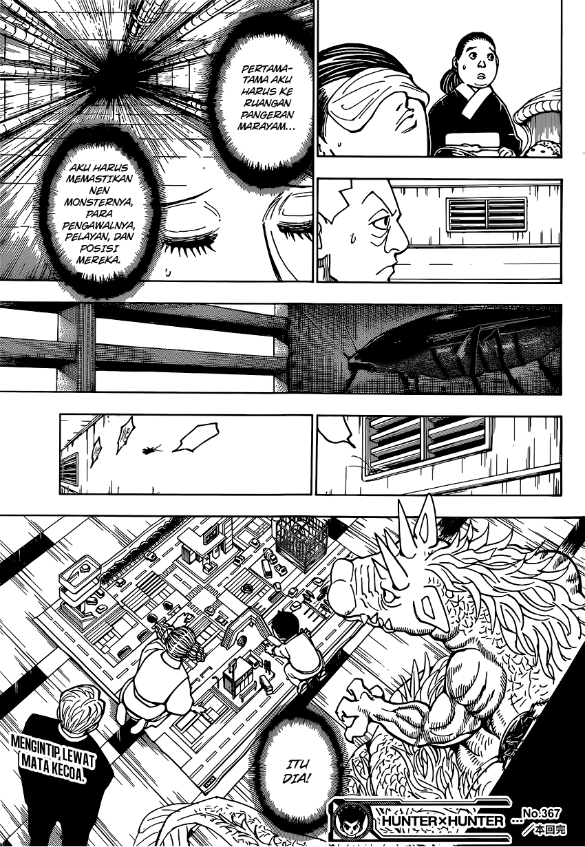 Hunter x Hunter Chapter 367 Gambar 16