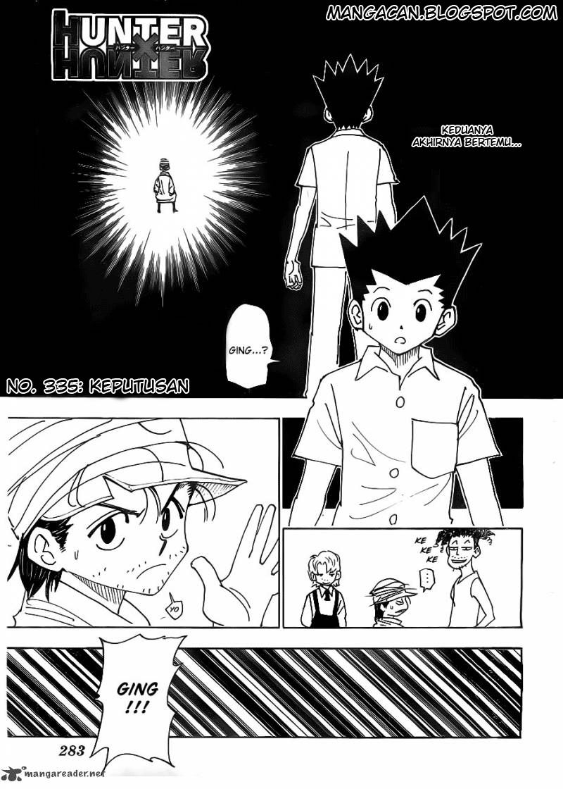 Baca Komik Hunter x Hunter Chapter 335 Gambar 1