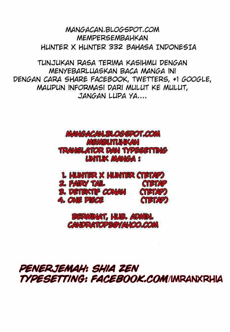 Baca Komik Hunter x Hunter Chapter 332 Gambar 1