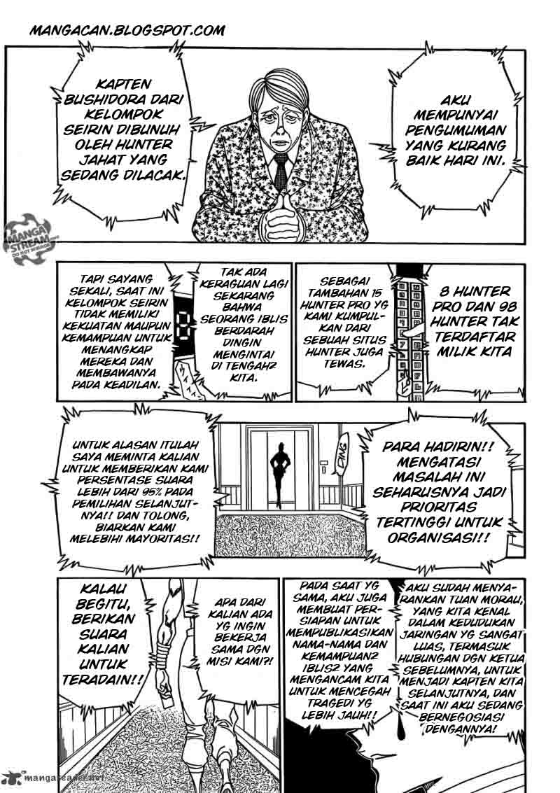 Hunter x Hunter Chapter 330 Gambar 16