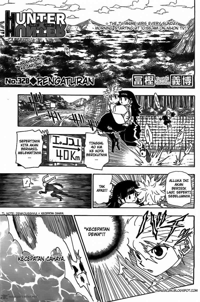 Baca Komik Hunter x Hunter Chapter 328 Gambar 1