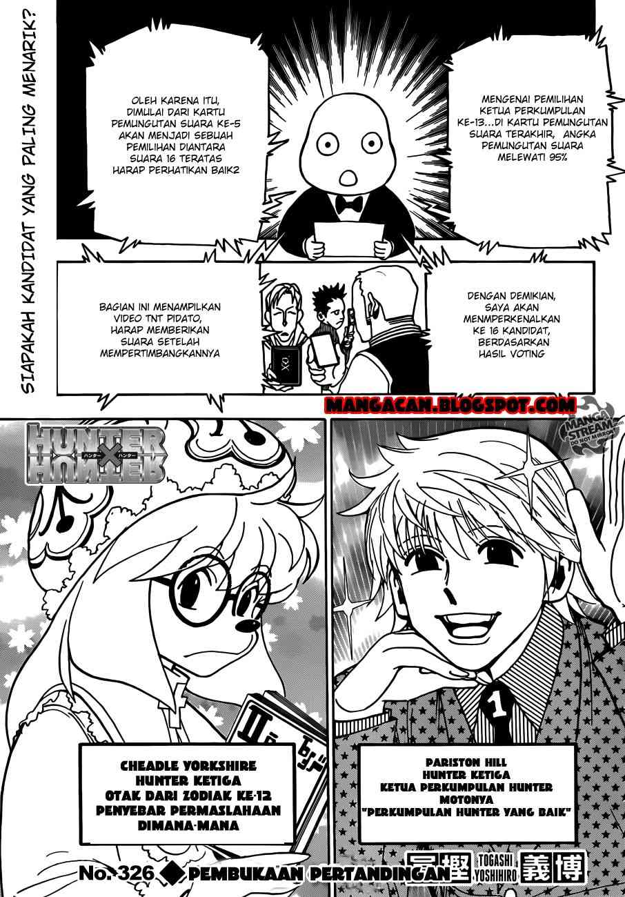 Baca Komik Hunter x Hunter Chapter 326 Gambar 1