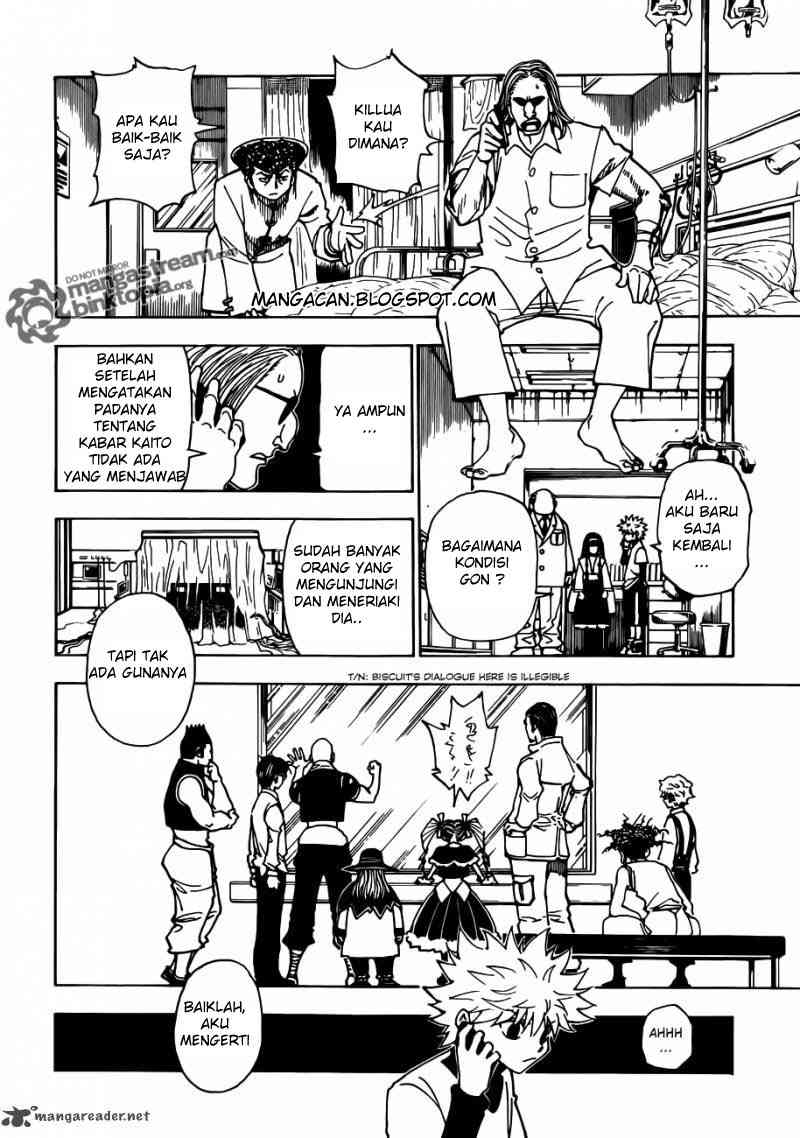 Hunter x Hunter Chapter 324 Gambar 12