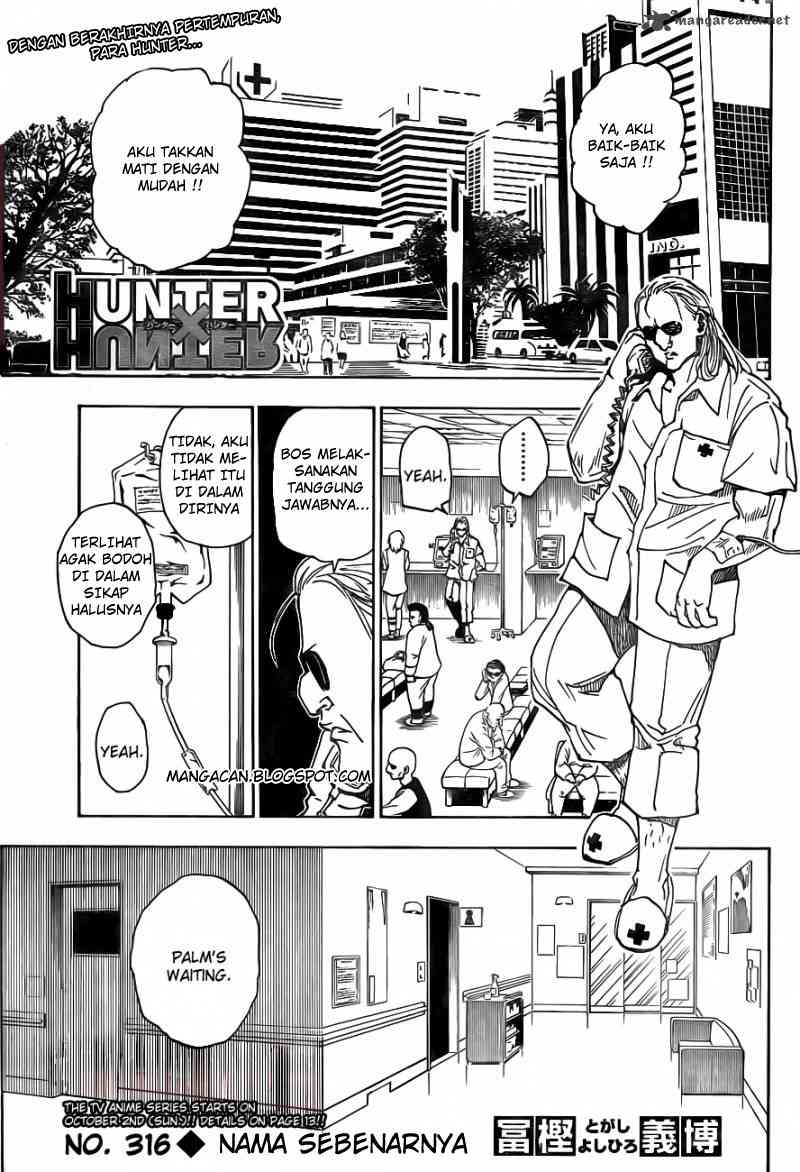 Baca Komik Hunter x Hunter Chapter 316 Gambar 1