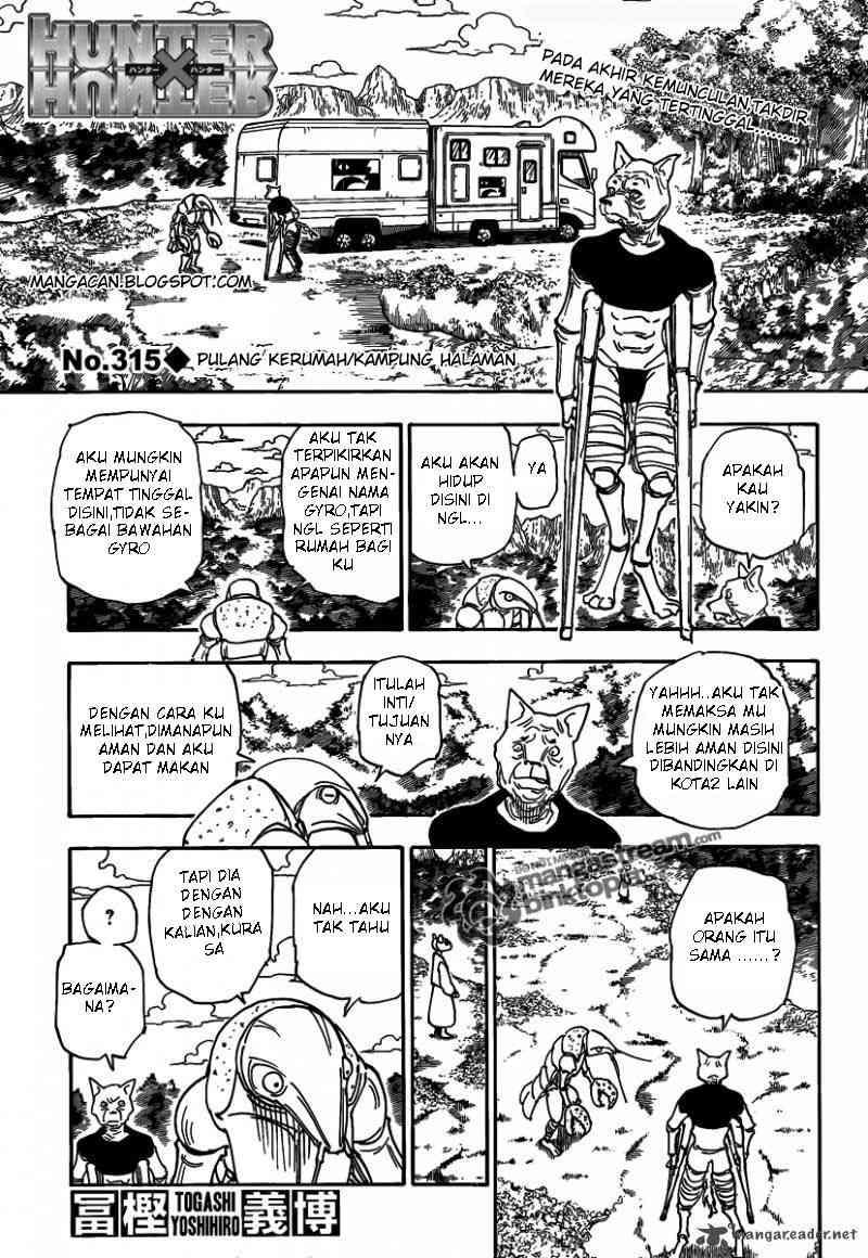 Baca Komik Hunter x Hunter Chapter 315 Gambar 1