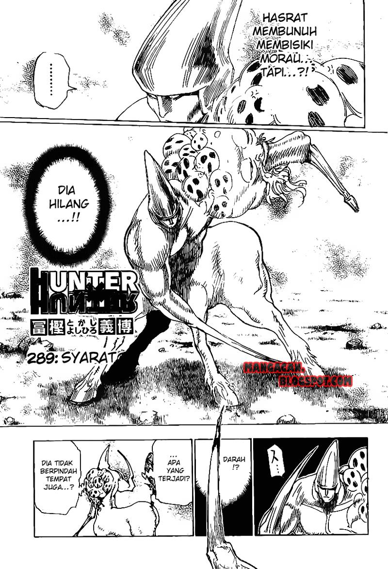 Baca Komik Hunter x Hunter Chapter 289 Gambar 1