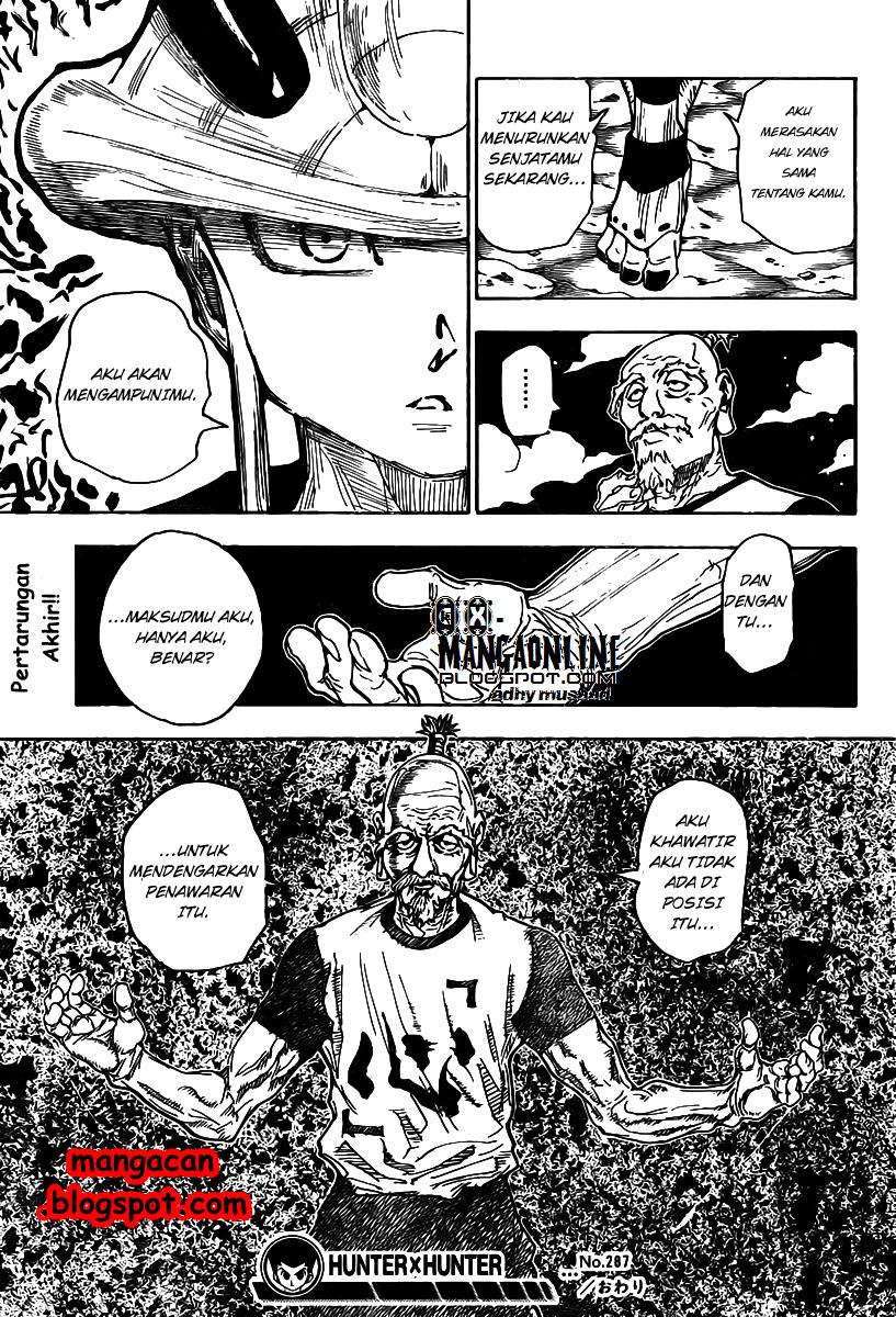 Hunter x Hunter Chapter 287 Gambar 17