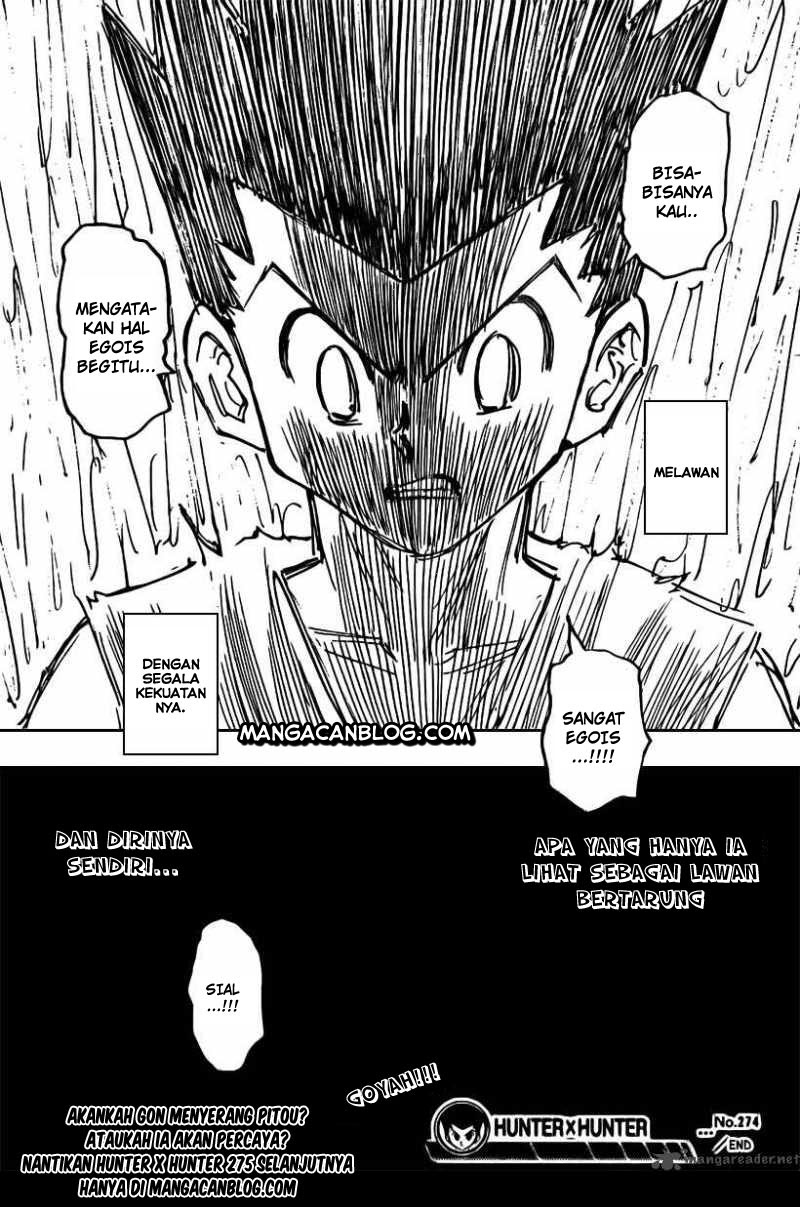 Hunter x Hunter Chapter 274 Gambar 19