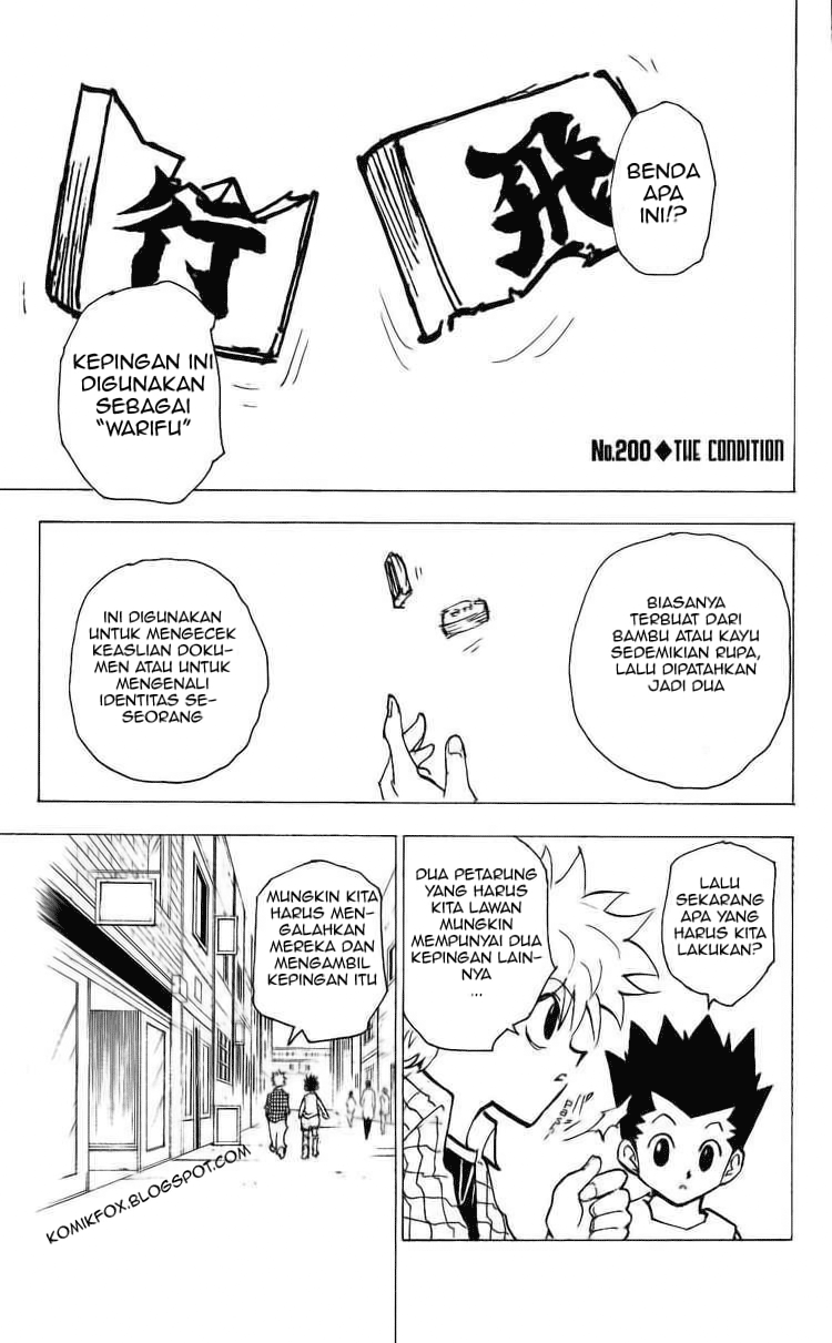 Baca Komik Hunter x Hunter Chapter 200 Gambar 1