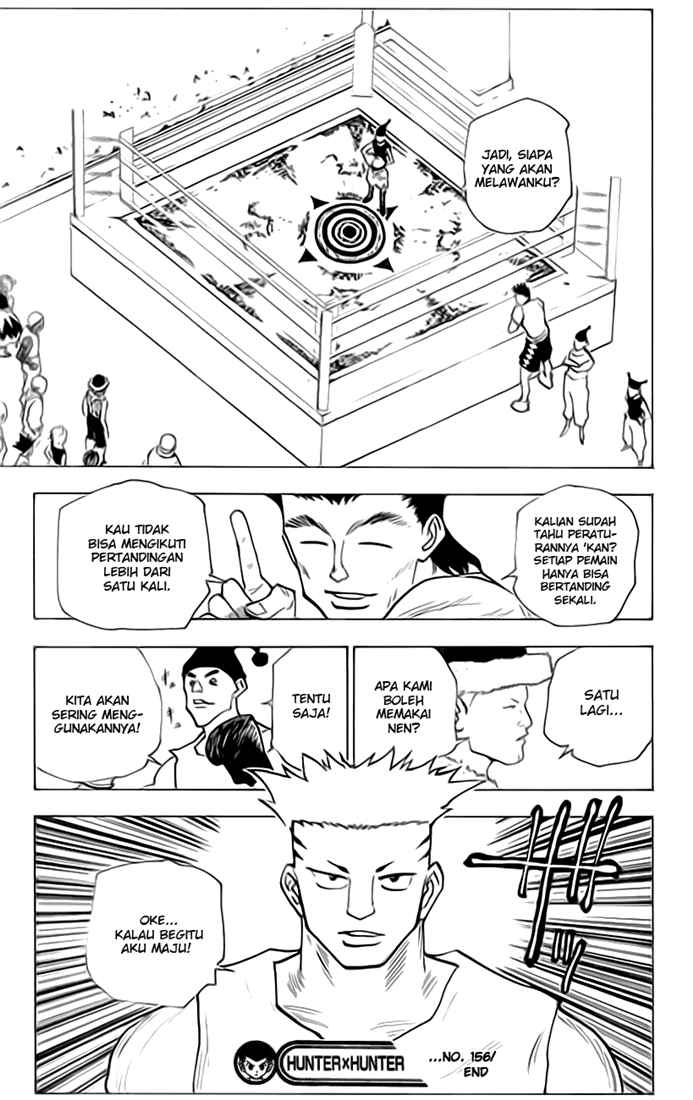 Hunter x Hunter Chapter 156 Gambar 16