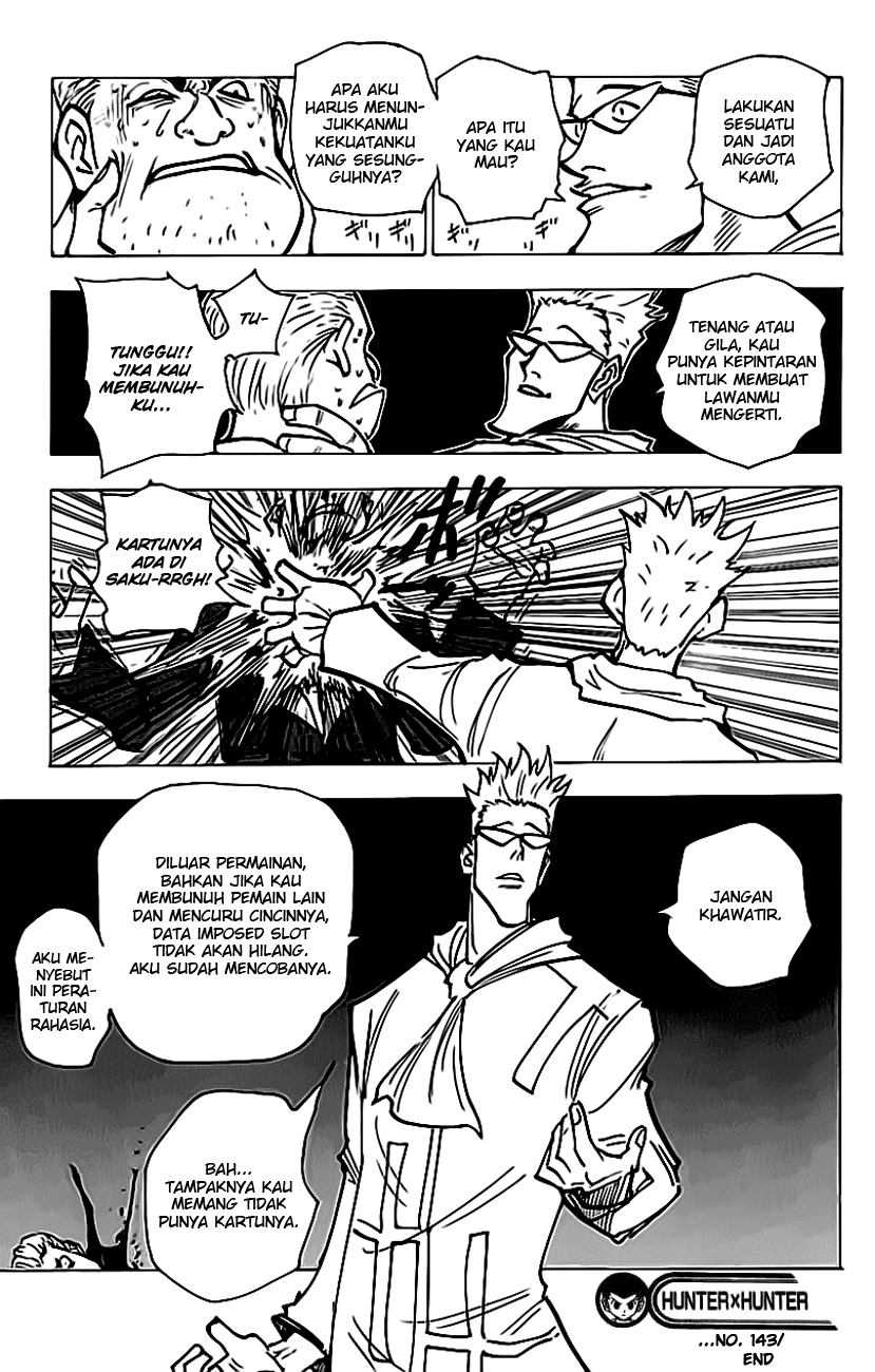Hunter x Hunter Chapter 143 Gambar 16